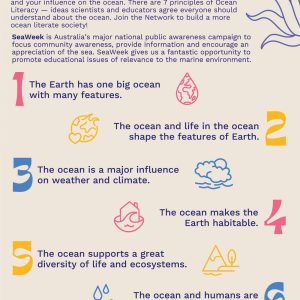 The 7 Ocean Literacy Principles poster
